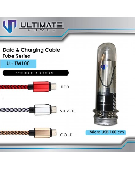 Ultimate Power Data Cable Tube Series U-TM100 Micro USB 1M Original