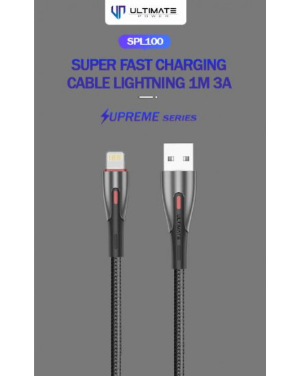 Ultimate Power Kabel Data Charging Cable Supreme Series Lightning 1M 3A