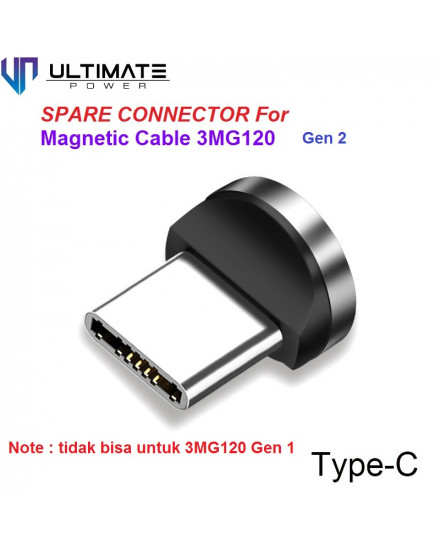 Ultimate Power Konektor Charger Type C untuk Magnetic Cable 3MG120 Gen 2