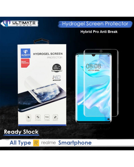 Ultimate Power Hybrid Pro Hydrogel Screen Protector Anti Gores REALME All Type
