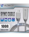 Ultimate Power Data Cable Stainless Steel Micro USB 1M Original