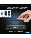 Ultimate Power Wireless Powerbank PD + QC 10000mAh with LED Display WQ10