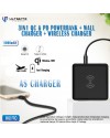 Ultimate Power WX8 Pro 3in1 QC PD Powerbank + Wall Charger + Wireless Charger 8000mAh
