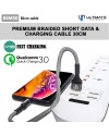 Ultimate Power Premium Braided Kabel Data and Charging Cable 30CM Micro USB