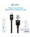 Ultimate Power Type C to Type C Magnetic PD Cable 100W Gen 2 1.8M 5A