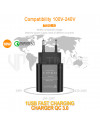Ultimate Power TC01Q-S 1USB Fast Charging Charger QC 3.0