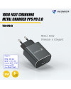 Ultimate Power TC01PD-R 1USB Fast Charging Metal Charger PPS PD 3.0