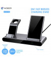 Ultimate Power 3in1 Fast Wireless Charger Stand WCH9 PRO for Phone + Watch + Airpods