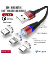 Ultimate 3in1 Magnetic USB Data Cable Fast Charging 3MG120 Gen 2 Original